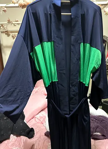 choice kimono dark navy and green size large Brand NEW