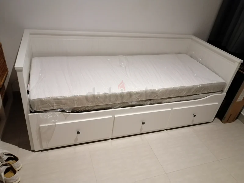 Ikea hemness daybed with two mattress dubizzle