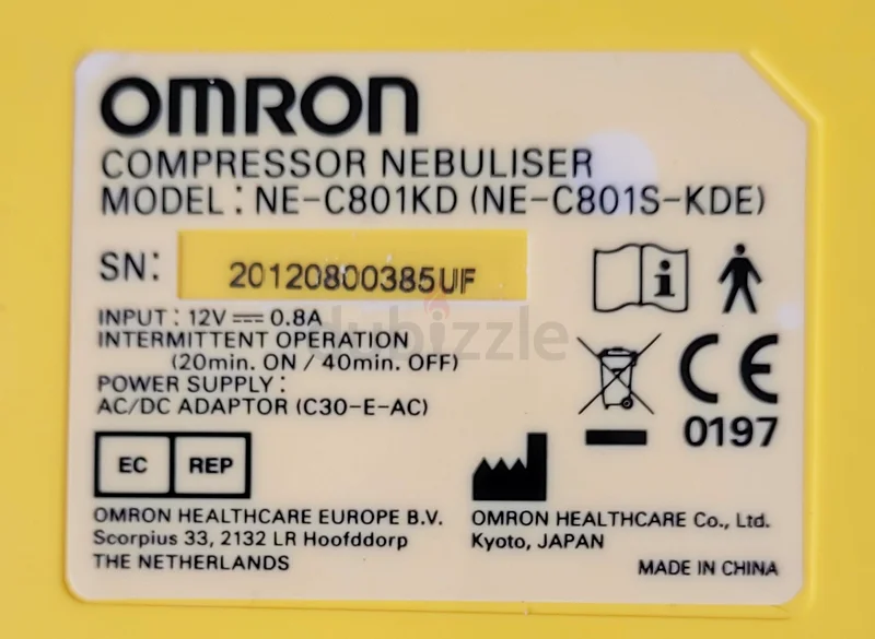 Omron Nebulizer mini63226267174274114