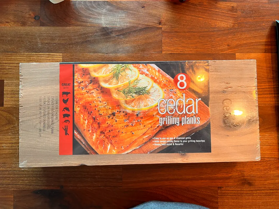 New - cedar grilling planks
