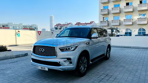 Rent a car with No Deposit, flexible payment plans Tabby and Tammara Available to Rent Infiniti QX80