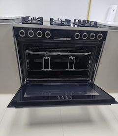 Latest Bosch Series 8 Model 5 Burner Full Gas Cooker Range Size 90cm 