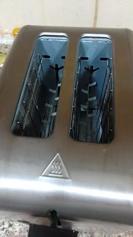 Crown stainless steel bread toaster