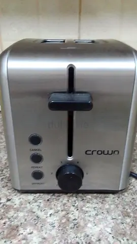 Crown stainless steel breadtoaster