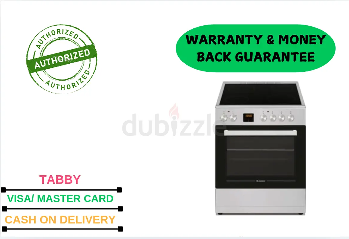 Candy 60X60 Electric Ceramic Cooker with Oven - 1 Year Warranty ...