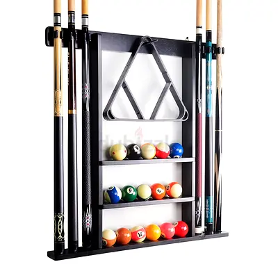 Billiards table cue stand
