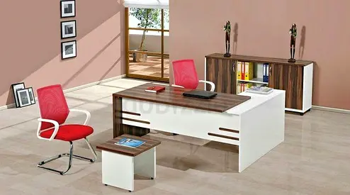 Luxury Executive Desk  Back Cabinet