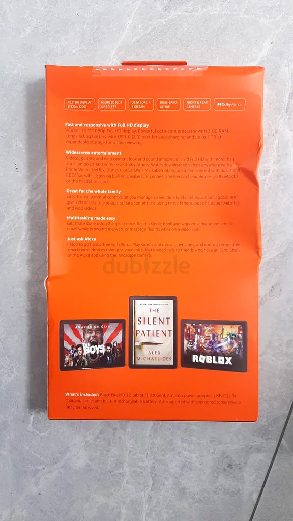 NEW AMAZON FIRE HD 10 (11TH GEN) 64GB BLACK63221851922562112