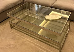 High Quality Glass Metal Coffee Table 