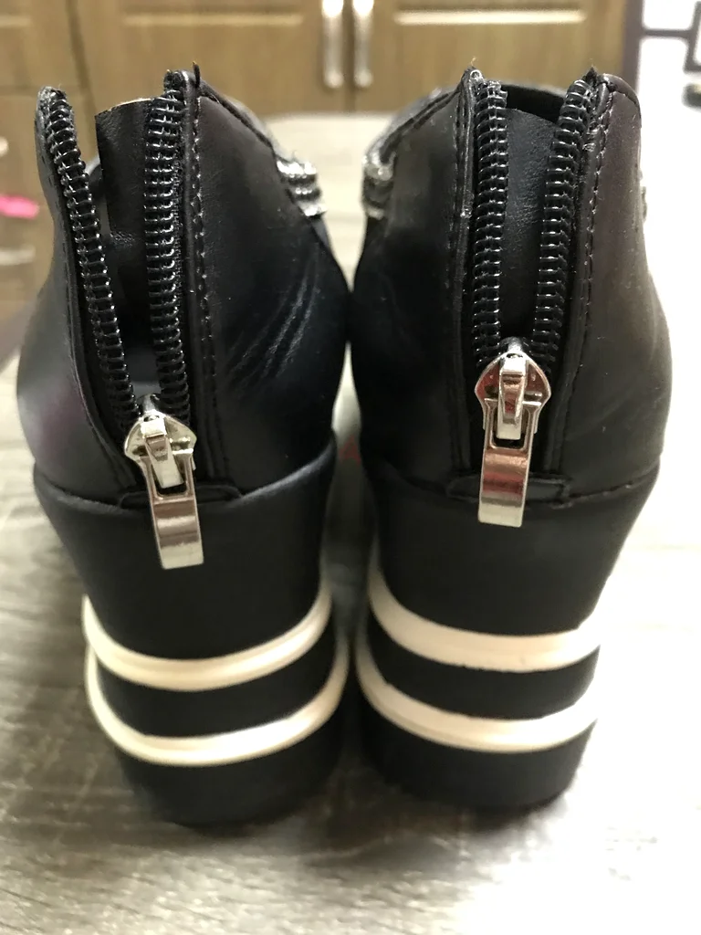 Black high-neck women's shoes63171763354498111