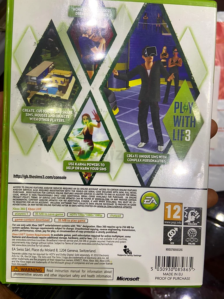 The sims 3 xbox 36063228833376513112