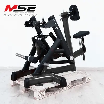 ️‍️ Gym80 Plate Loaded Back Seated Row – Refurbished | Black | AED 6,500