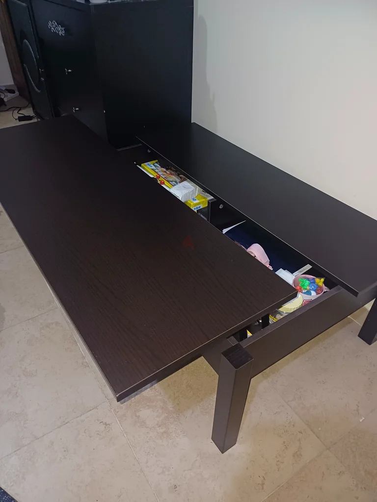 Ikea coffee table with storage63216833905411110