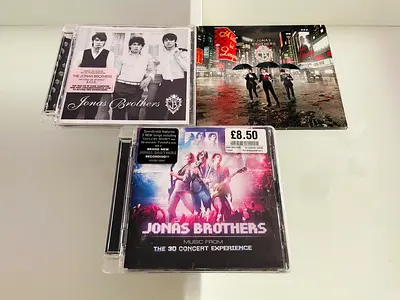3 Jonas Brothers Music CD’s