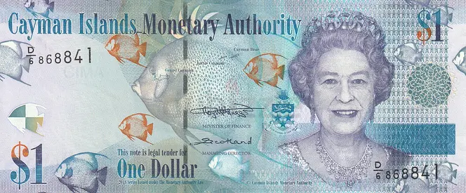 CAYMAN ISLAND 1 DOLLAR BANKNOTE 2018