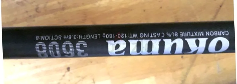 ROD FISHING Okuma 80% Light Weight Carbon Salt water63243684597121114