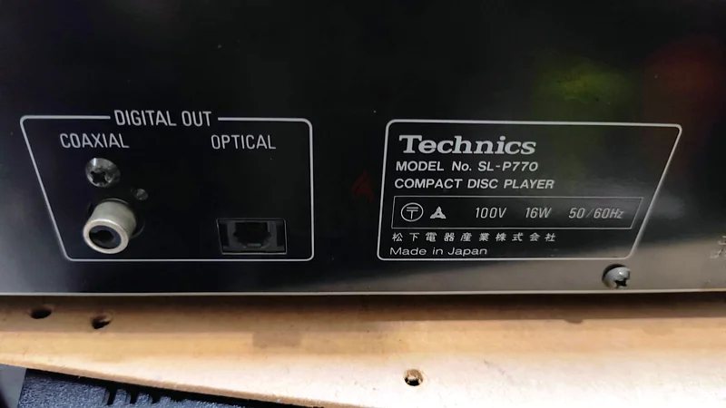 Technics SL-P 770 CD Player63166175701379113