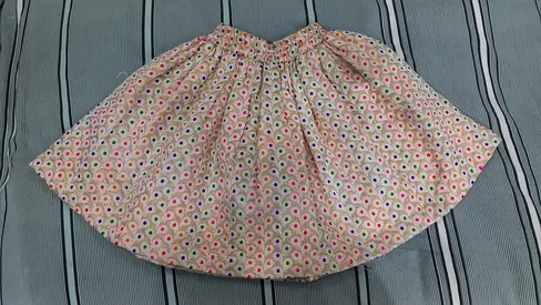 Colorful skirt for a girl, size 3 to 4 years