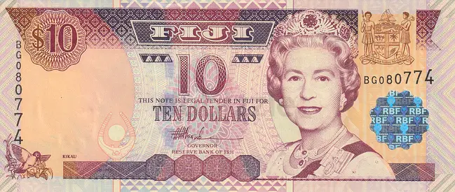 FIJI 10 DOLLARS BANKNOTE 2002