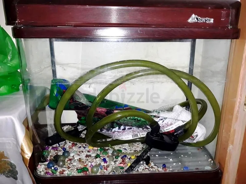 Aquarium with external filter for sweet or salt water63232649004417114