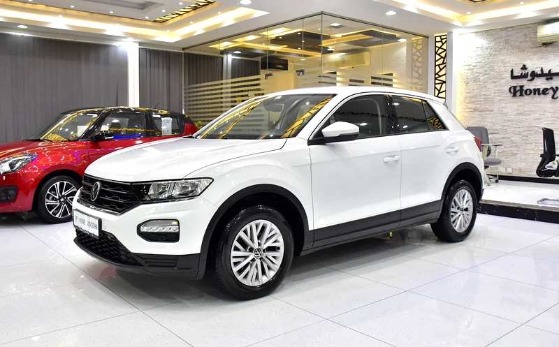 AED 940 EMi at 0% DP | Volkswagen T-ROC ( 2021 Model ) in White Color GCC Specs63170839016706111
