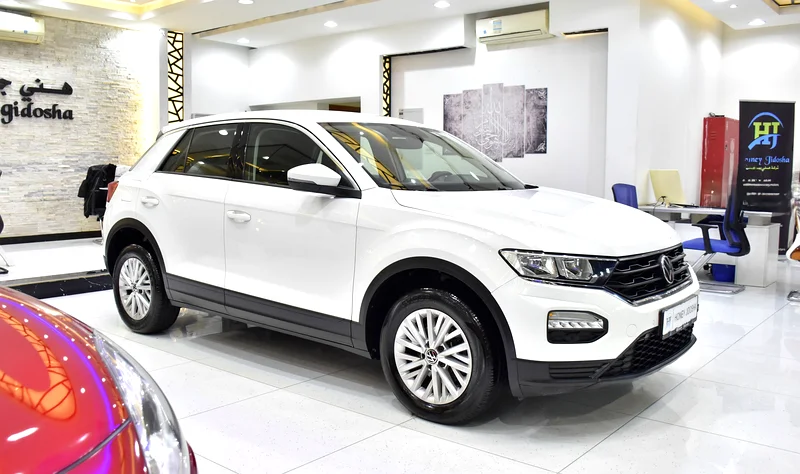 AED 940 EMi at 0% DP | Volkswagen T-ROC ( 2021 Model ) in White Color GCC Specs63170839016706112