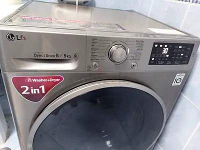 lg Front Lond washer  Dryer 8 kg washer 5 kg Dryer 2 in1