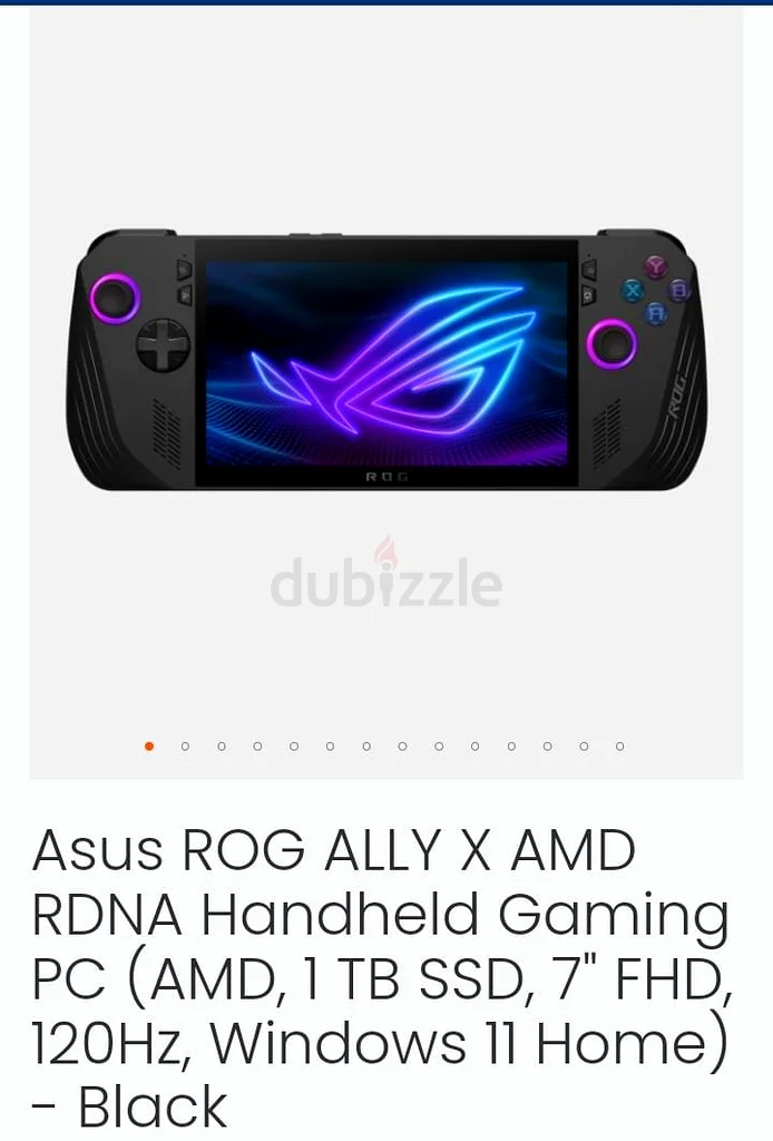 Asus ROG ALLY X AMD RDNA Handheld Gaming PC (AMD, 1TB SSD, 7 FHD, 120Hz, Windows 11 Home) - Black63202196585474114