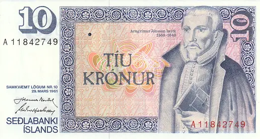 ICELAND 100 KRONUR BANKNOTE 1981