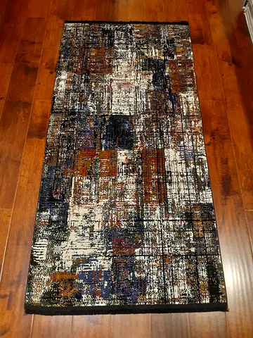 Turkish machine made runner in multi color