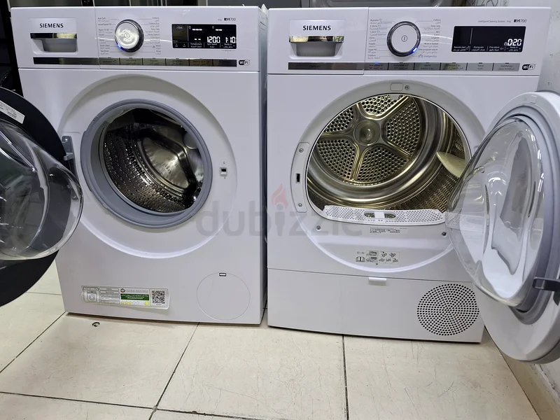 Siemens iq700 latest model washer and dryer   separate set 9kg wifi perfect condition63200165105667111