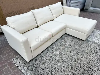 IKEA Vimle L Shape Sofa beige with storage