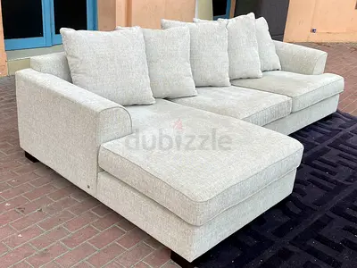 The One Kingston Sectional L Shape Sofa beige