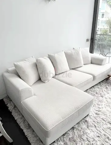 The One Kingston Sectional L Shape Sofa beige