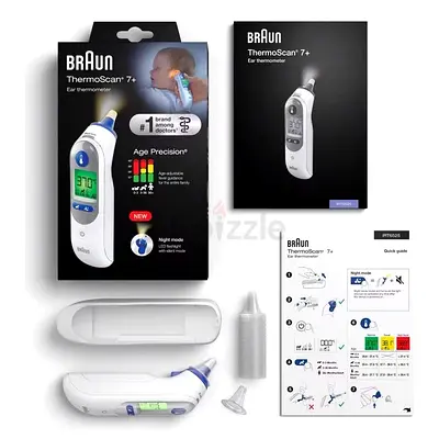 Brand new.Unopened.latest model Braun Thermoscan 7 + Thermometer with Age Precision Night Mode