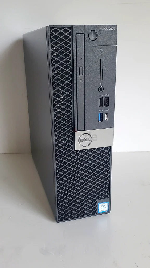 مجموعة كاملة مع شاشة ديل 24 بوصة، ديل أوبتيبيكس 7070 SFF، معالج كور i5-9500، ذاكرة وصول عشوائي 16 جيجابايت، وسائط تخزين NVMe SSD سعة 256 جيجابايت، لوحة مفاتيح63265095804546112