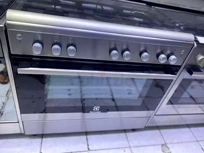 Electrolux 90x60cm Freestanding Cooker, Full Gas Cooking Range with 5 Burners, EKG9000A4X