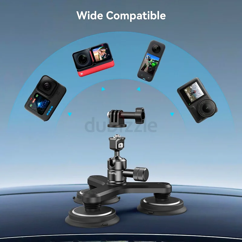 Brand new SmallRig Triple Magnetic Suction Cup Mounting Support Set for Action Cameras63233642376195111