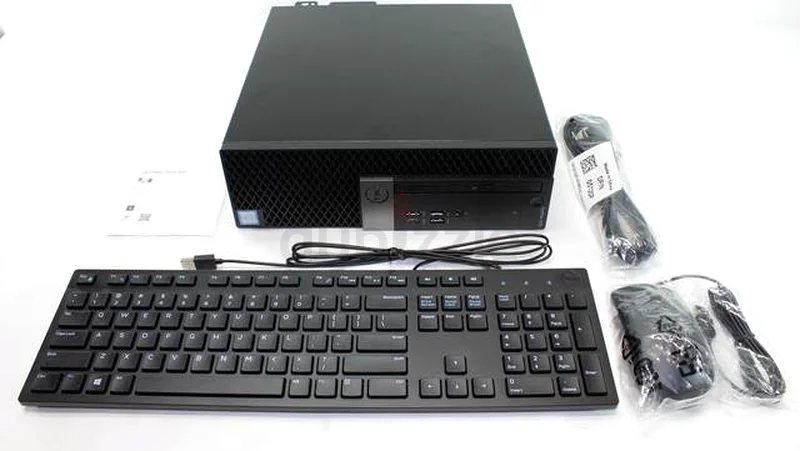 جيل تاسع، مجموعة كاملة من Dell OptiPlex 7070 SFF مع شاشة LED مقاس 22 بوصة من DELL - معالج Core i5-9500، ذاكرة وصول عشوائي بسعة 8 جيجابايت، وسعة تخزين 256 جيجابايت من نوع NVMe SSD63266083566338113