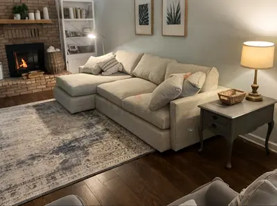 Still new Crate Barrel Sectional L Shape Sofa Excellent