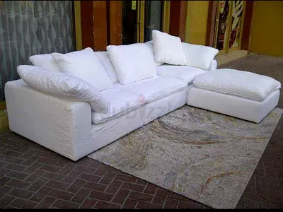 The Loom Feather filled  Sofa without Footstool