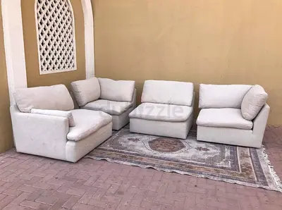 Top Quality Home centre Swin feather filled Corner Sofa Beieg