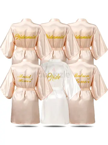 New bridal gowns set bridesmaids, bride , maid of honor