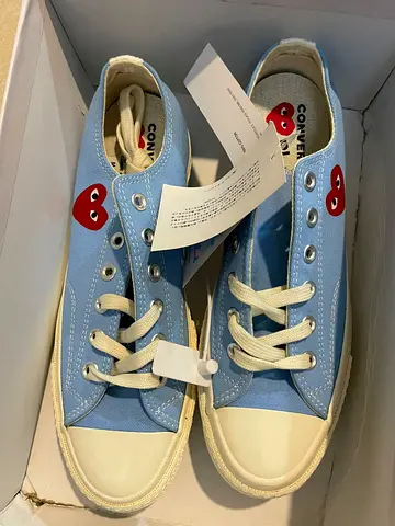 converse shoes (blue)