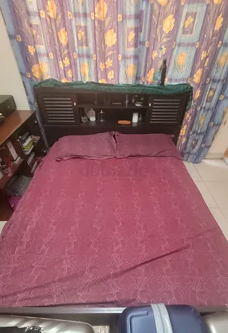 Double bed with mini chester cupboards