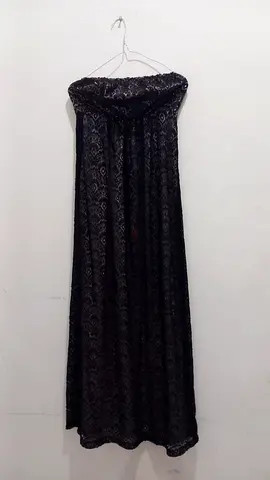 Black lace dress with pink stretch inner cup size m