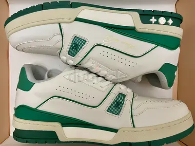 trainers shoes men （Green ）