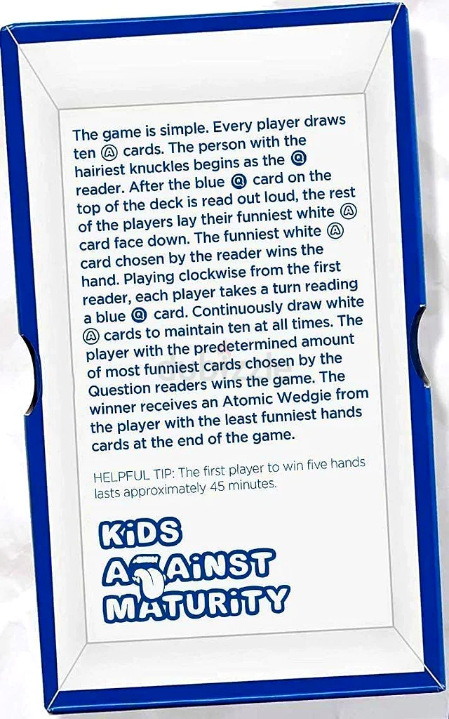 Kids Against Maturity Card Game63207889362179111