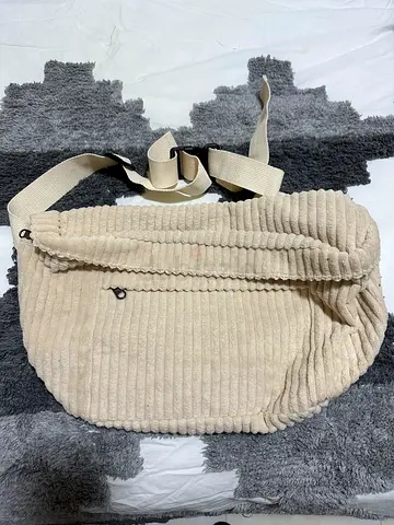 [NEW] Extra Large Chest/Waist Belt Bag, Beige