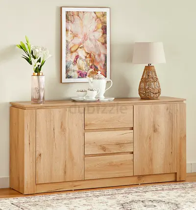 Wooden sideboard 160 x 39 cm